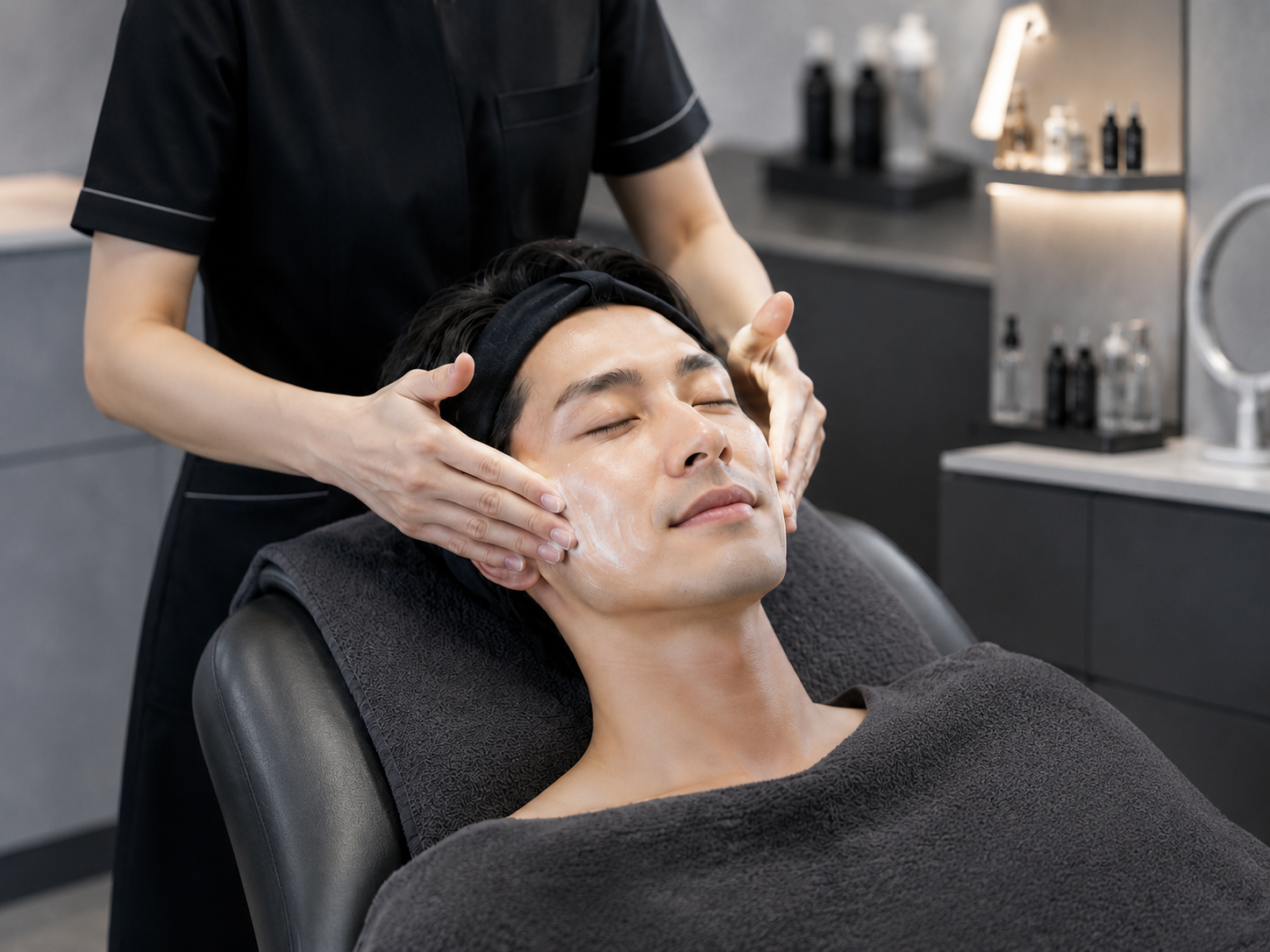 男性の肌管理